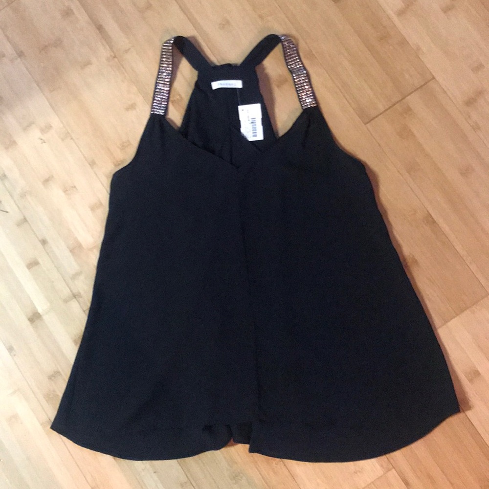 NWT dressy and flowy Phanuel racerback tank